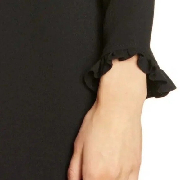 Ganni Dress Clark Mini Black Size XS NWT - Picture 11 of 12